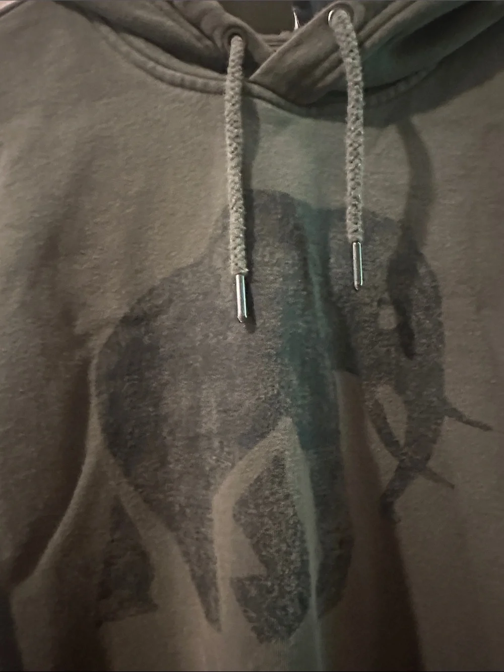 Banana Republic Olive Green Hooded Pullover Sweatshirt